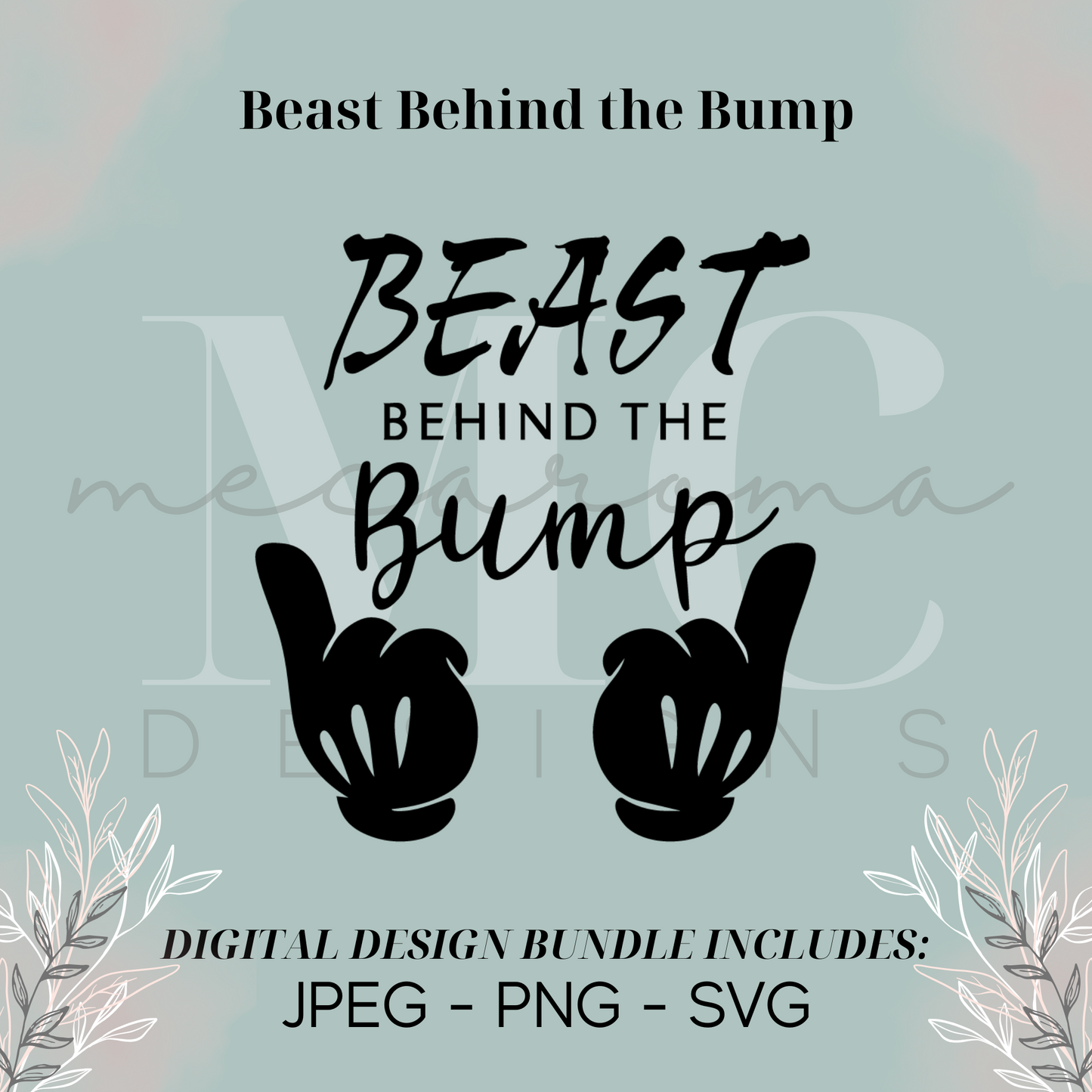 Beast Behind the Bump – Digital Design Bundle
