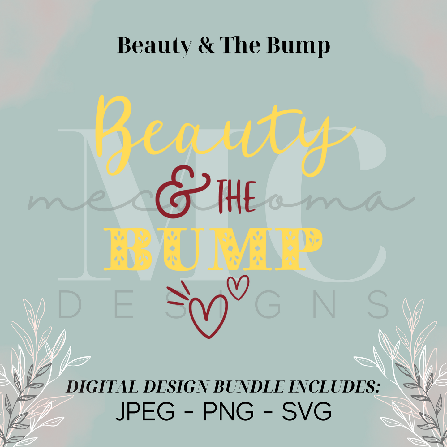 Beauty & The Bump – Enchanting Digital Design Bundle