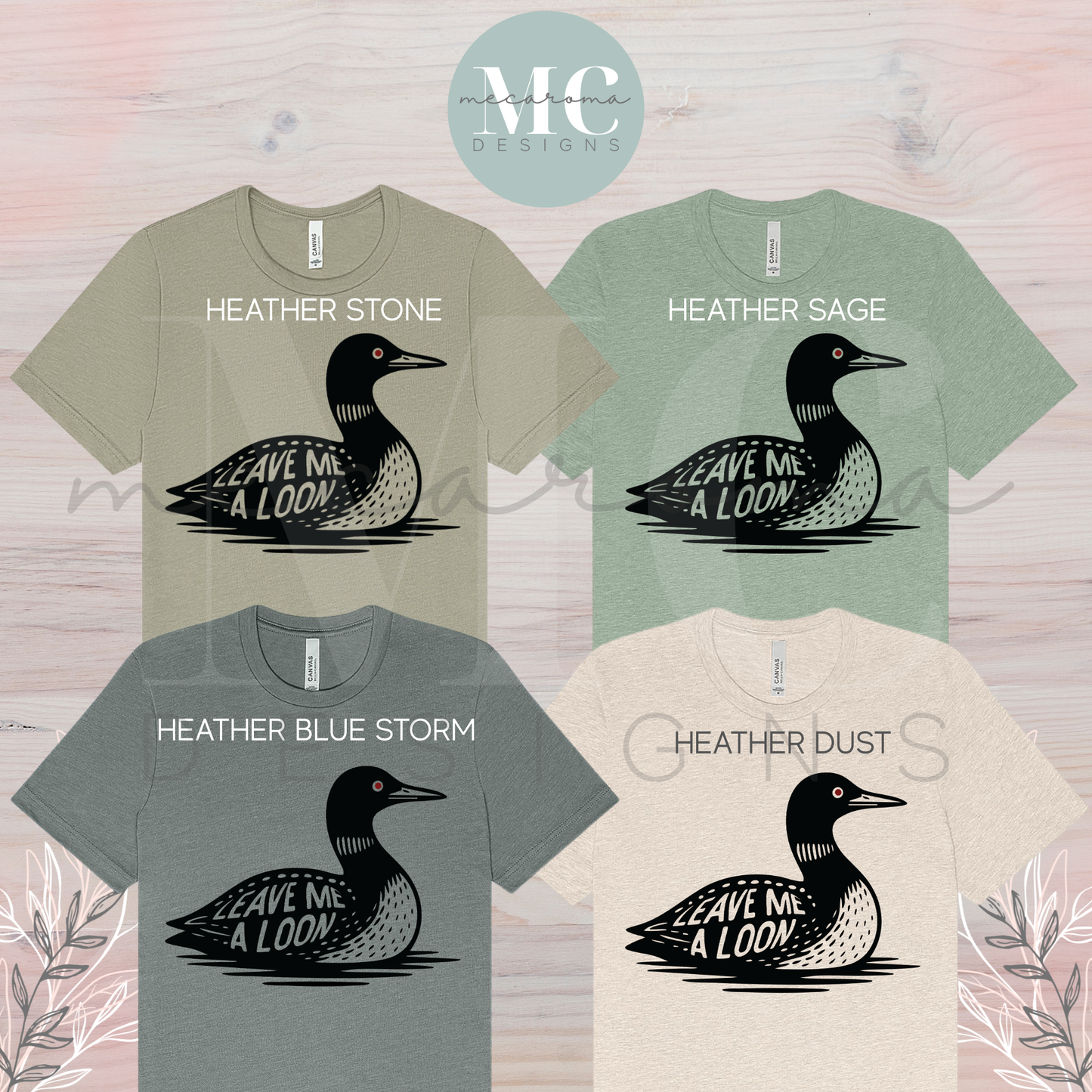 Leave Me a Loon (Classic Design) - Graphic T-Shirt - Adult