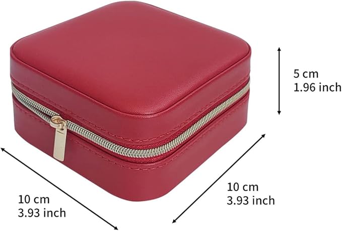 Personalized Monogram Travel Jewelry Case